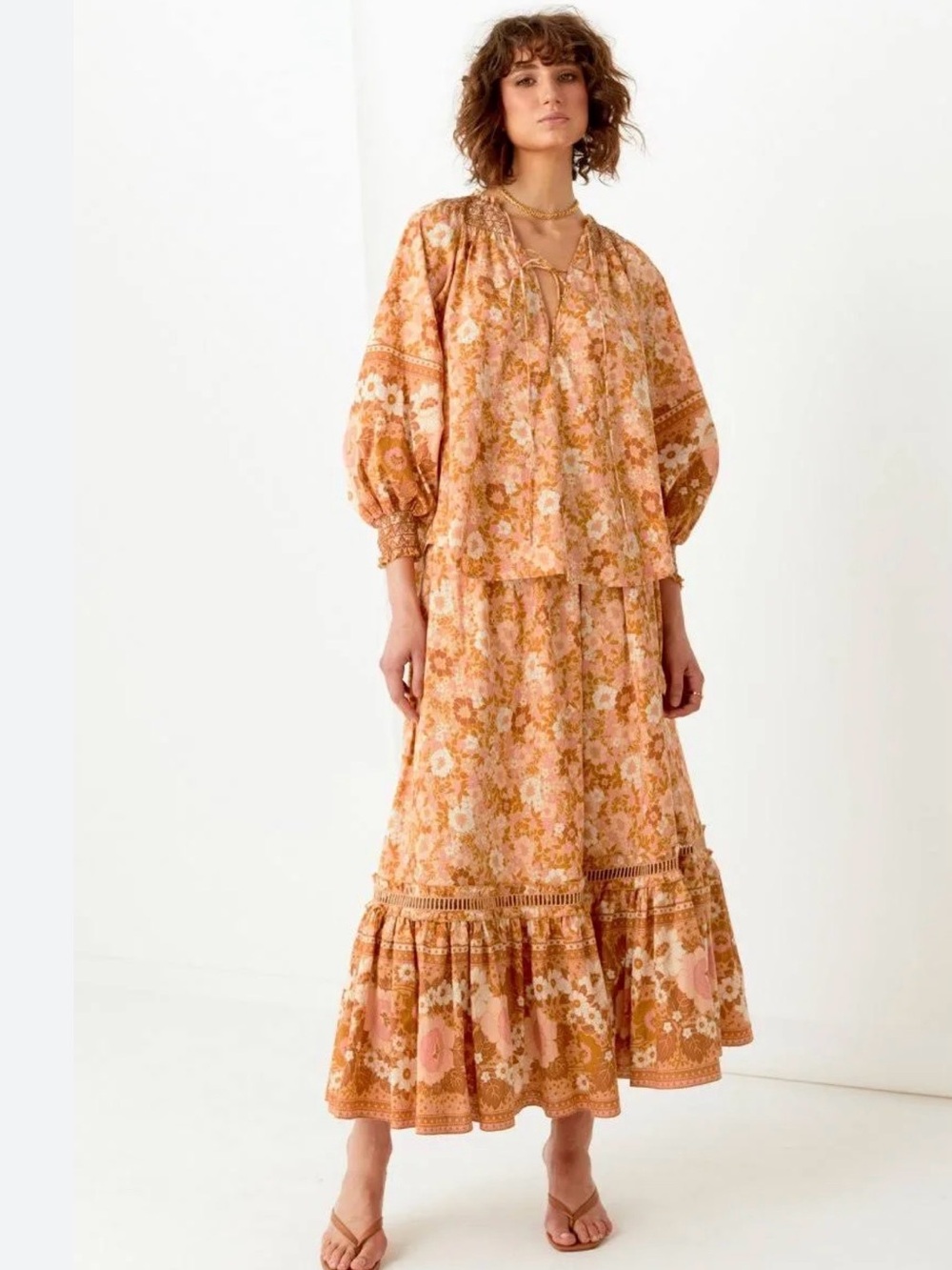 Spell Anne maxi skirt bohemian festival